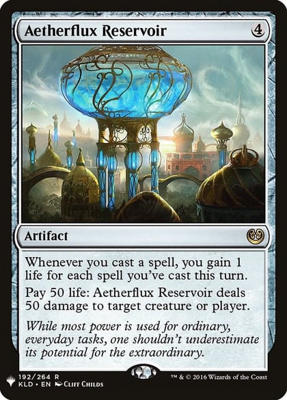 Aetherflux Reservoir, The List Reprints 192