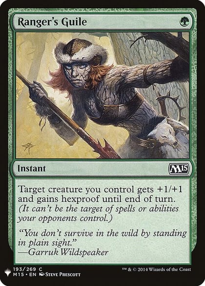 Ranger's Guile, The List Reprints 193