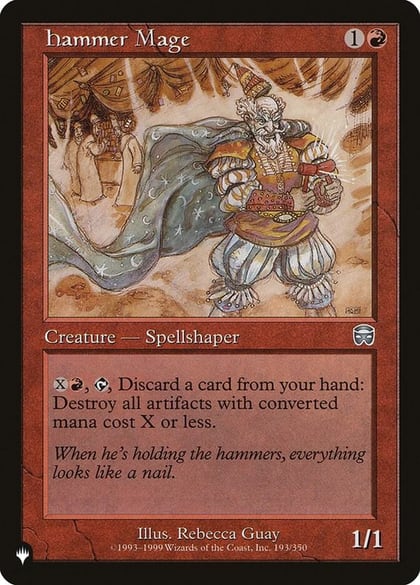 Hammer Mage, The List Reprints 193/350
