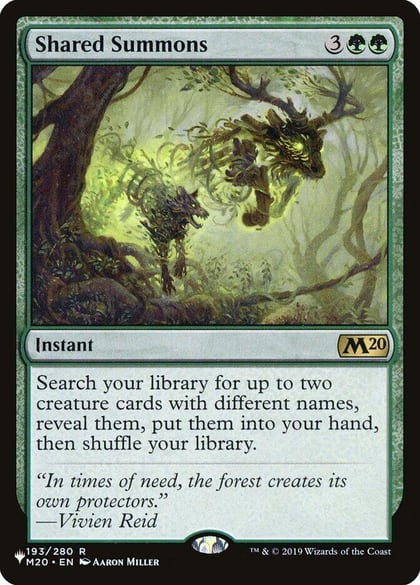 Shared Summons, The List Reprints 193/280