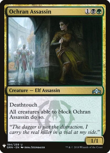Ochran Assassin, The List Reprints 194