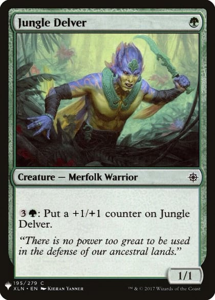 Jungle Delver, The List Reprints 195