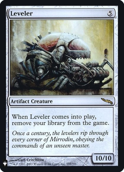 Leveler, The List Reprints 195