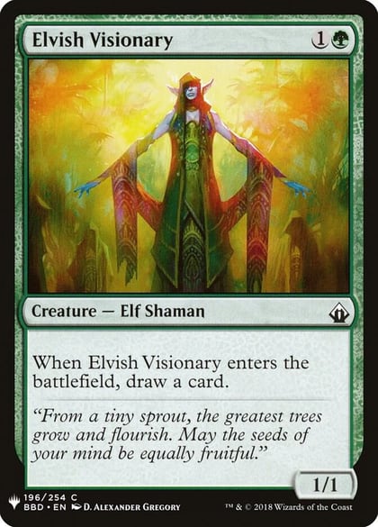 Elvish Visionary, The List Reprints 196