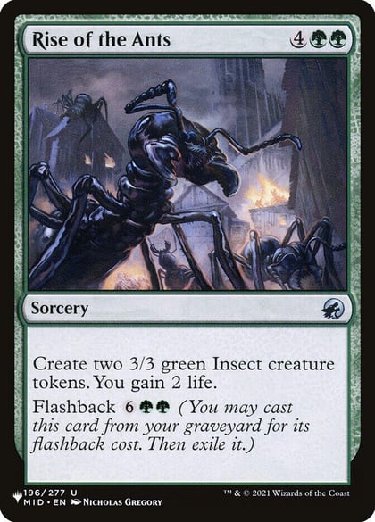 Rise of the Ants, The List Reprints 196/277