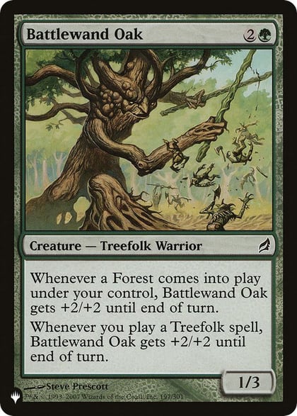 Battlewand Oak, The List Reprints 197/301