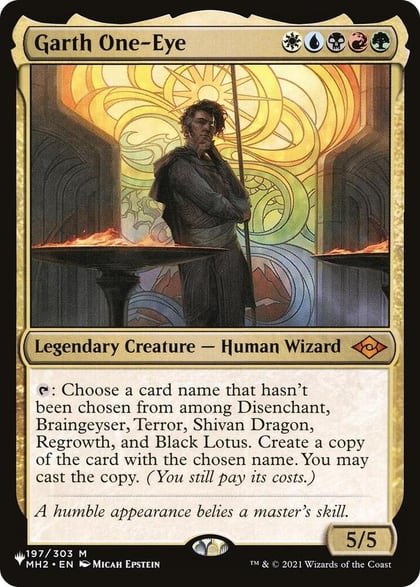 Garth One-Eye, The List Reprints 197/303