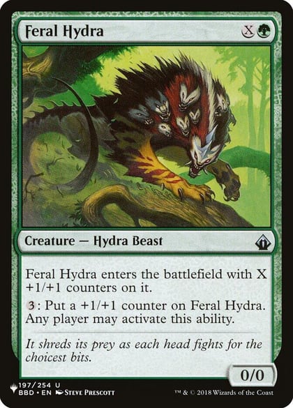 Feral Hydra, The List Reprints 197/254