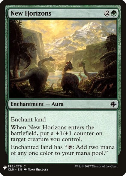 New Horizons, The List Reprints 198