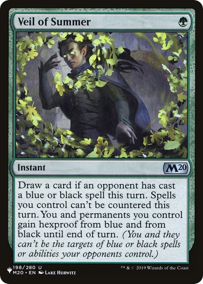 Veil of Summer, The List Reprints 198/280