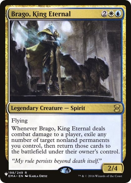 Brago, King Eternal, The List Reprints 198/249