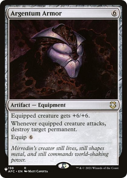 Argentum Armor, The List Reprints 198/062