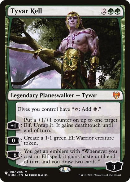 Tyvar Kell, The List Reprints 198/285