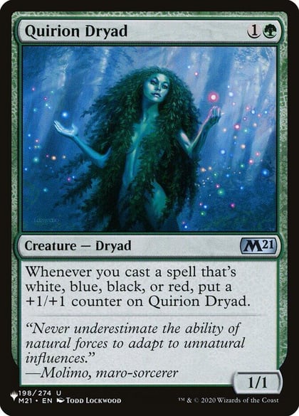 Quirion Dryad, The List Reprints 198/274