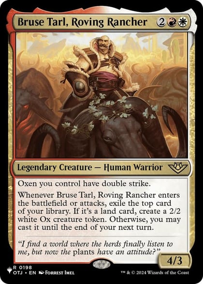 Bruse Tarl, Roving Rancher, The List Reprints 198