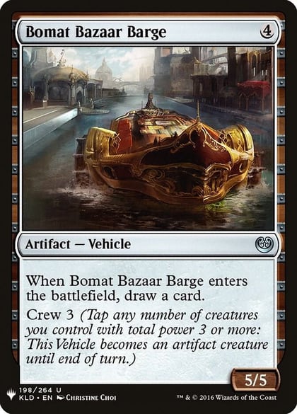 Bomat Bazaar Barge, The List Reprints 198