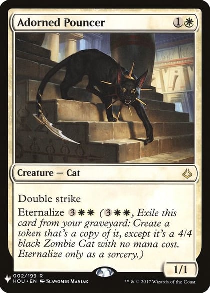 Adorned Pouncer, The List Reprints 2