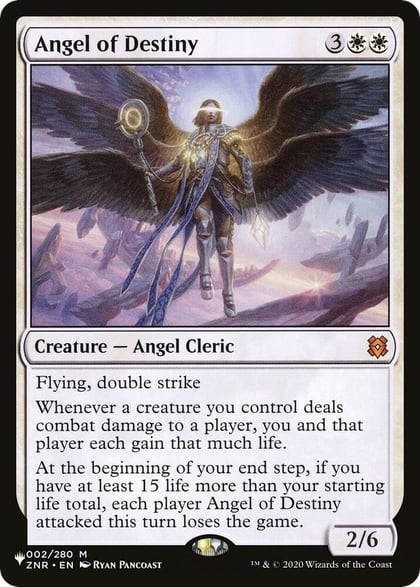 Angel of Destiny, The List Reprints 2
