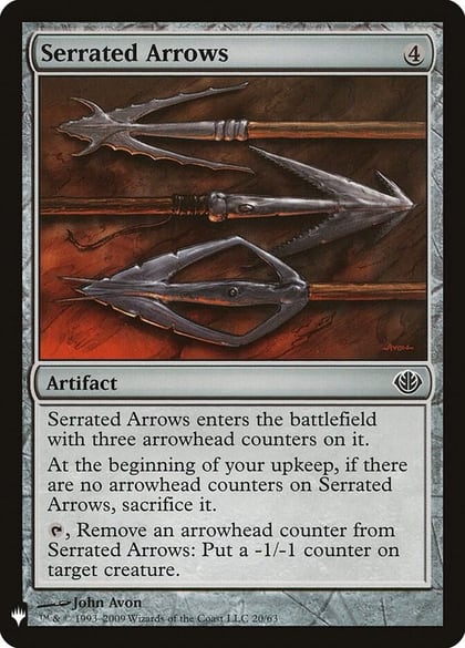 Serrated Arrows, The List Reprints 20