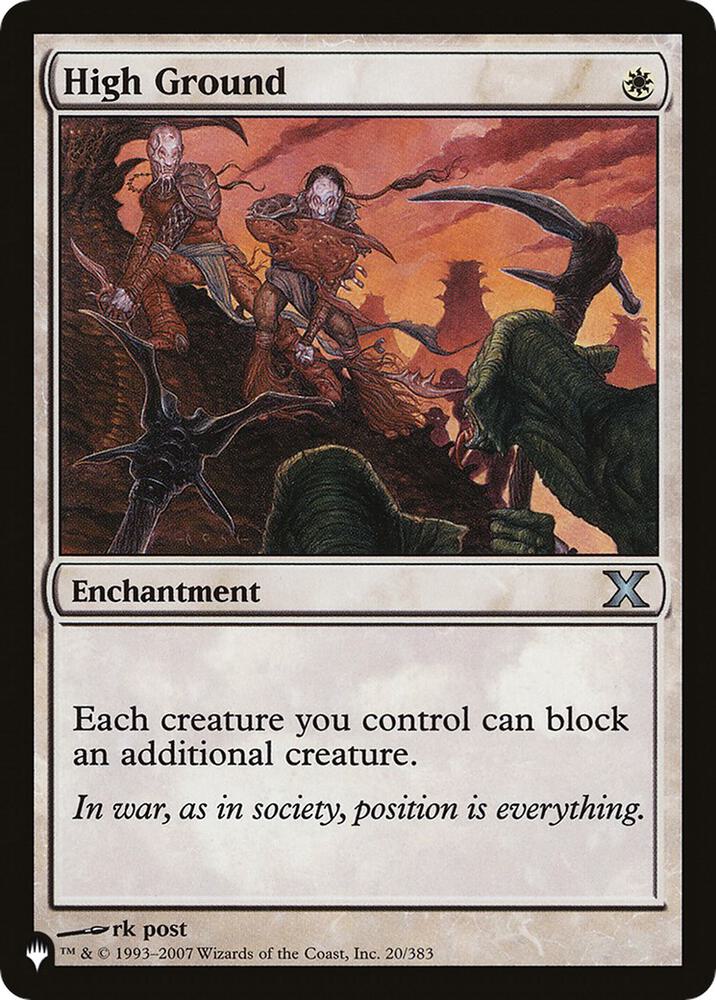 High Ground, The List Reprints 20/383