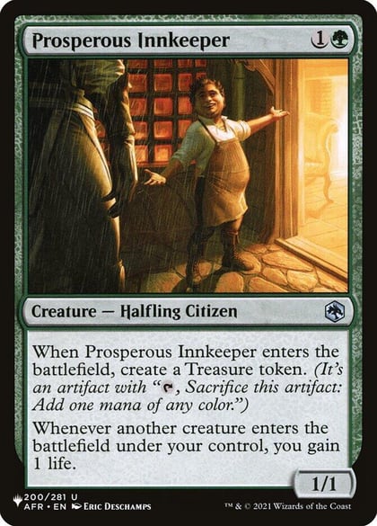 Prosperous Innkeeper, The List Reprints 200/281