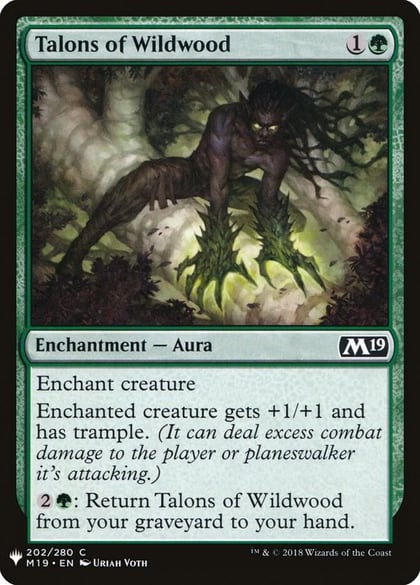 Talons of Wildwood, The List Reprints 202