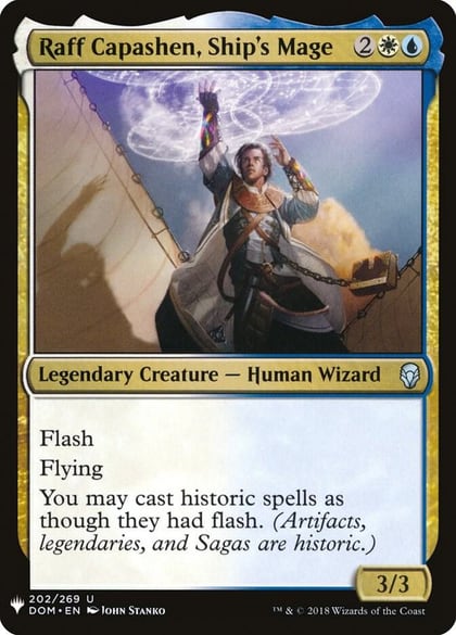 Raff Capashen, Ship's Mage, The List Reprints 202