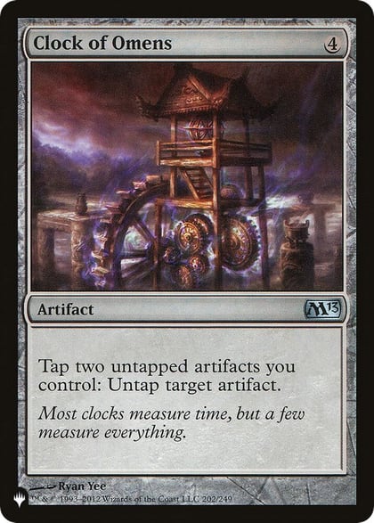 Clock of Omens, The List Reprints 202/249