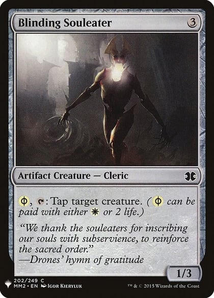 Blinding Souleater, The List Reprints 202
