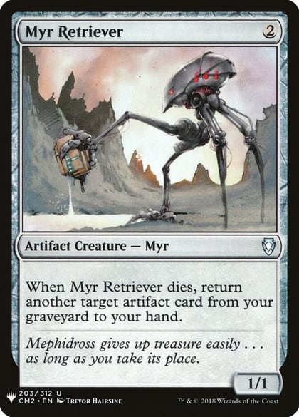 Myr Retriever, The List Reprints 203
