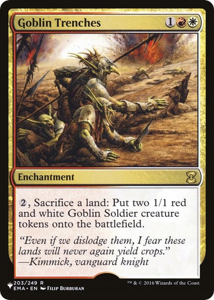 Goblin Trenches, The List Reprints 203/249