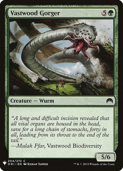 Vastwood Gorger, The List Reprints 204