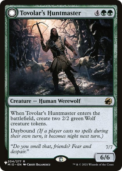 Tovolar's Huntmaster, The List Reprints 204