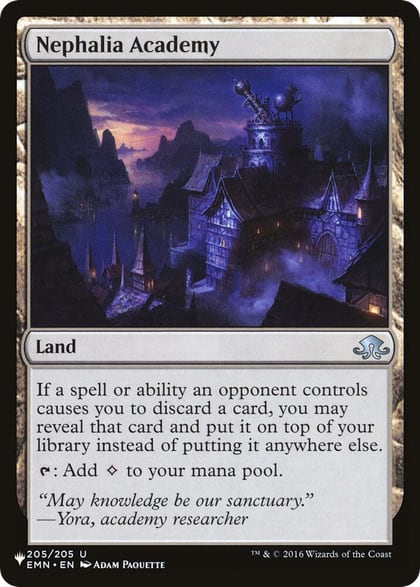 Nephalia Academy, The List Reprints 205/205