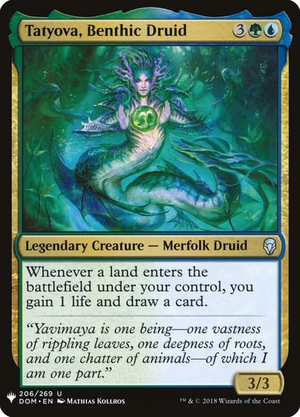 Tatyova, Benthic Druid, The List Reprints 206