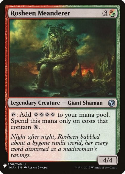 Rosheen Meanderer, The List Reprints 206