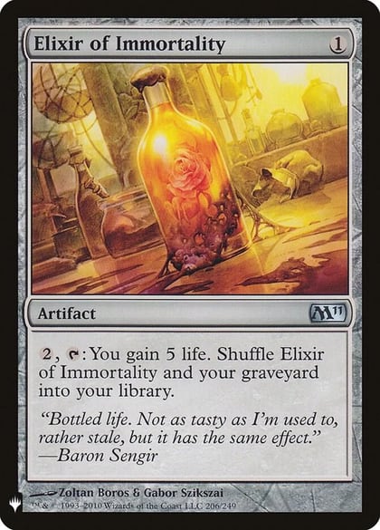 Elixir of Immortality, The List Reprints 206