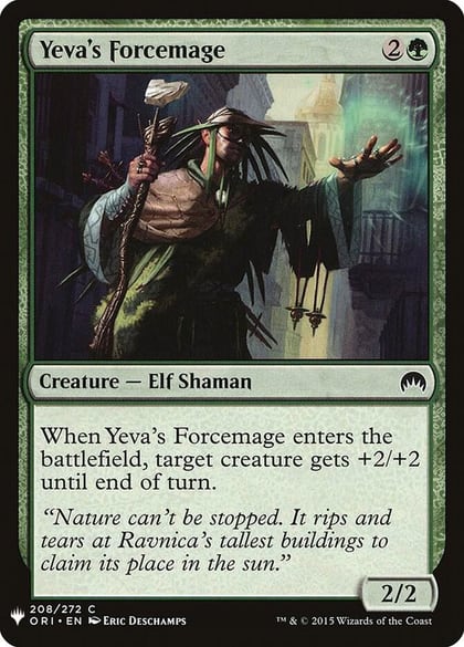 Yeva's Forcemage, The List Reprints 208