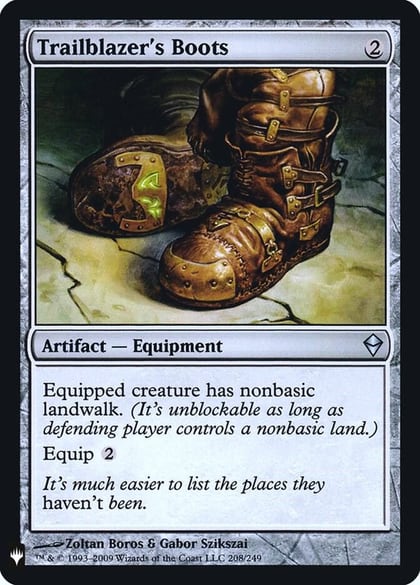 Trailblazer's Boots, The List Reprints 208
