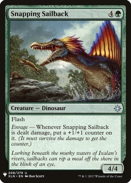 Snapping Sailback, The List Reprints 208