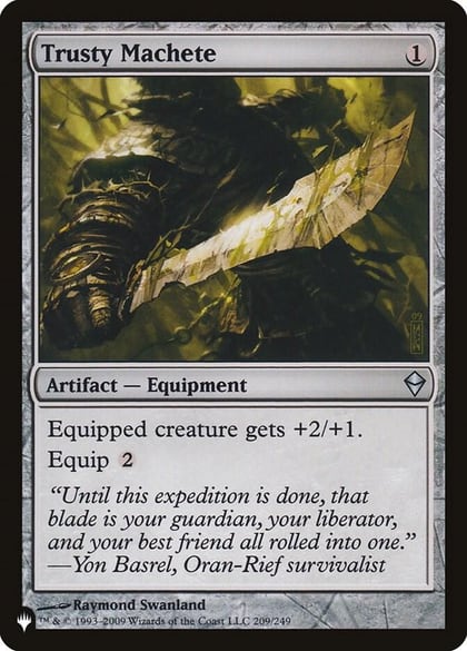 Trusty Machete, The List Reprints 209/249