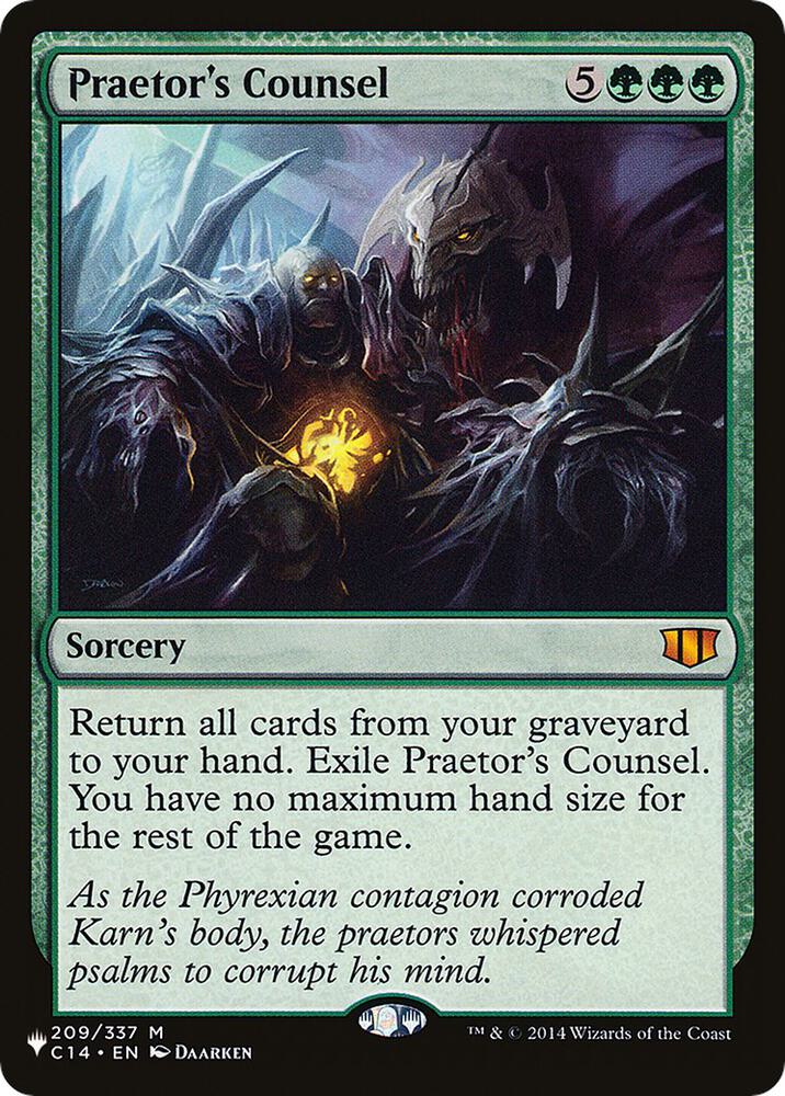 Praetor's Counsel, The List Reprints 209/337