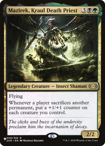 Mazirek, Kraul Death Priest, The List Reprints 209/332