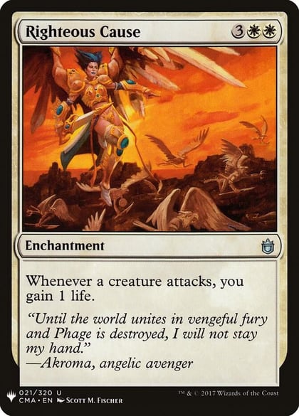 Righteous Cause, The List Reprints 21