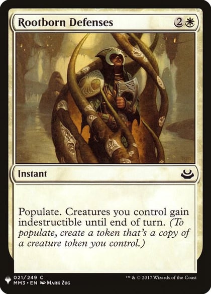 Rootborn Defenses, The List Reprints 21