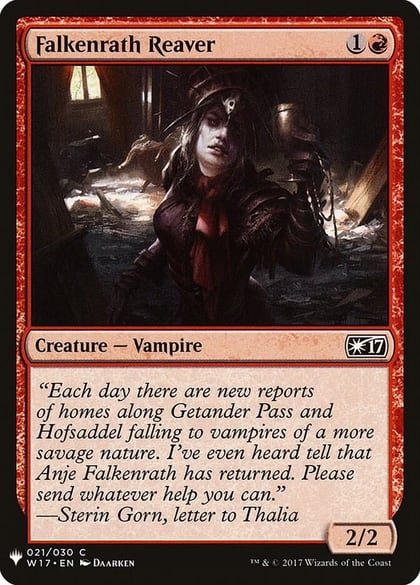 Falkenrath Reaver, The List Reprints 21