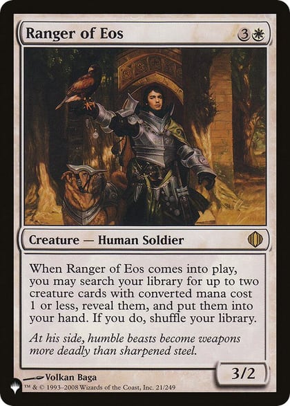 Ranger of Eos (ALA), The List Reprints 21/249