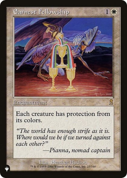 Earnest Fellowship, The List Reprints 21/350