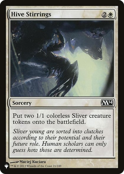 Hive Stirrings, The List Reprints 21/249