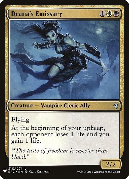 Drana's Emissary, The List Reprints 210